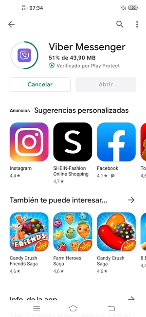 Espere a que el proceso de instalación finalice