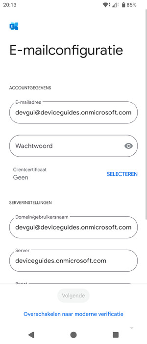 Voer uw wachtwoord in