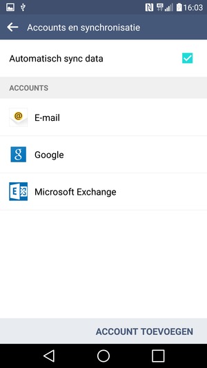 Selecteer Google