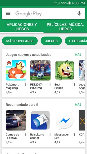 Seleccione la barra de Búsqueda