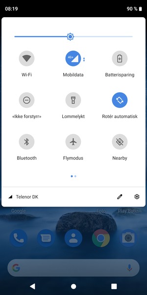 Slå Batterisparing på