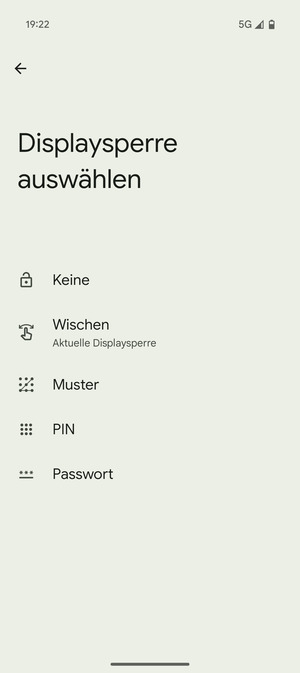 Wählen Sie Muster