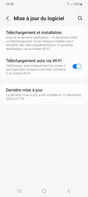 Sélectionnez Téléchargement et installation