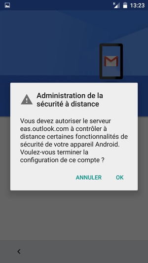 Sélectionnez OK