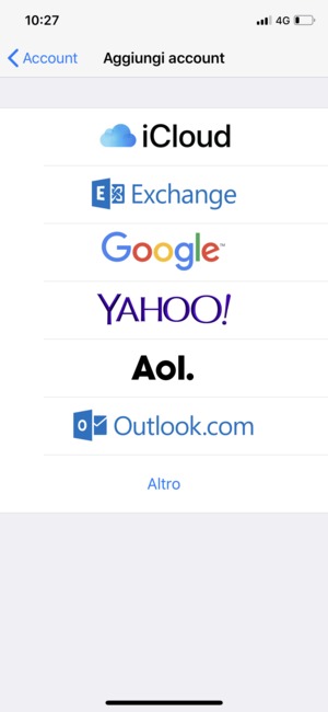 Seleziona Exchange