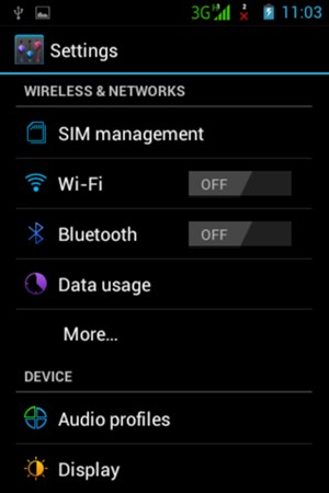 Select SIM management