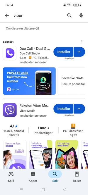 Velg app