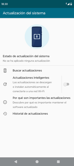 Seleccione Buscar actualizaciones