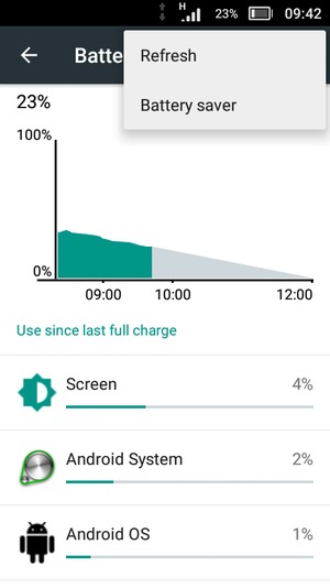 Select Battery saver
