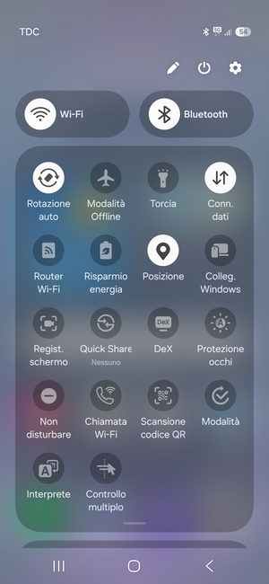 Disattiva Wi-Fi e Bluetooth