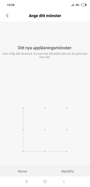 Välj Bekräfta