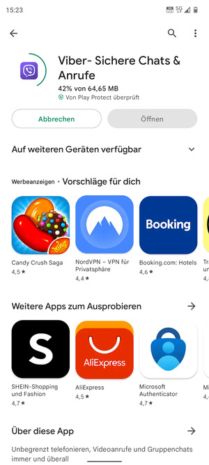 Warten Sie, bis der Installationsprozess  beendet ist