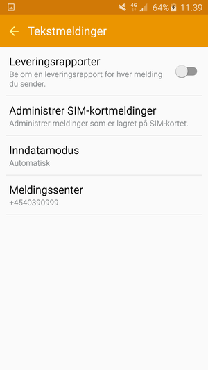 Velg Meldingssenter