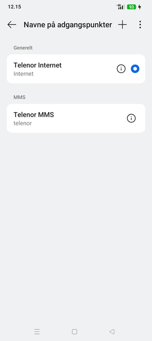 Vælg Menu-knappen
