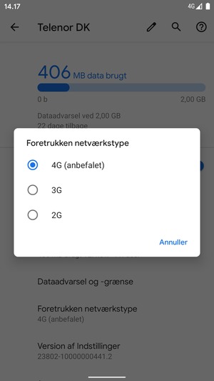 Vælg din foretrukne mulighed