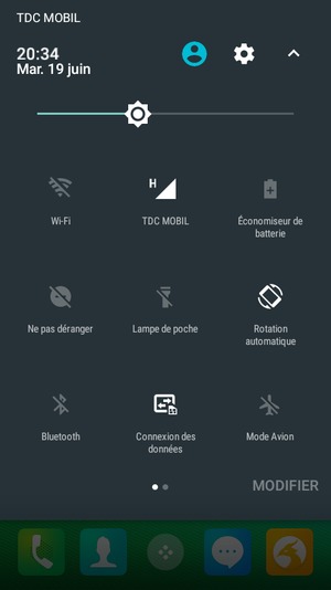 Activer le Économiseur de batterie