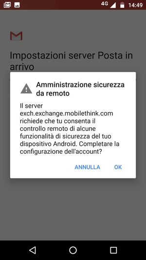 Seleziona OK