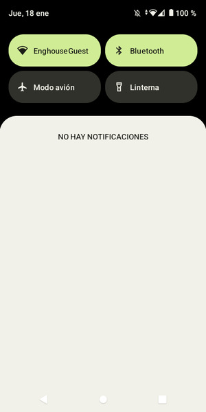 Deslice hacia abajo el menú superior de nuevo