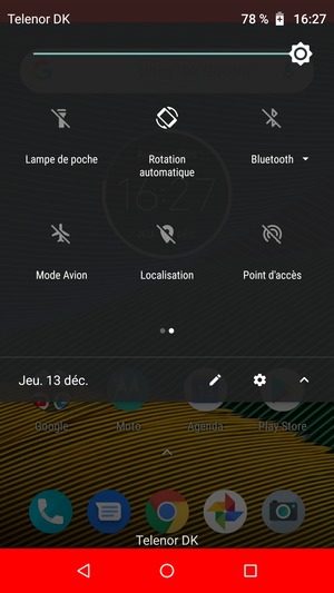 Régler la luminosité au niveau souhaité