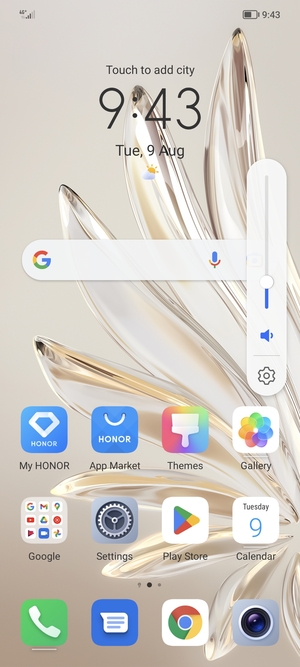 Select the Settings button