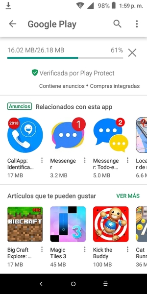 Espere a que el proceso de instalación finalice