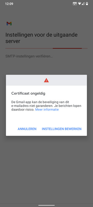 Selecteer INSTELLINGEN BEWERKEN