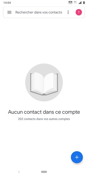 Sélectionnez le bouton du Menu