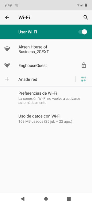 Seleccione la red inalámbrica a la que desea conectarse