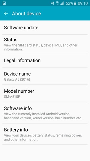 Select Software update