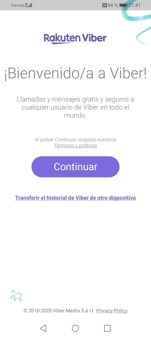 Su aplicación está lista para usar