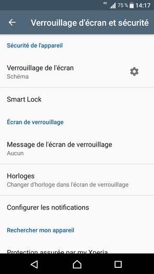 Votre téléphone est maintenant sécurisé par un écran de verrouillage
