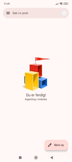 Hotmail er klar til bruk