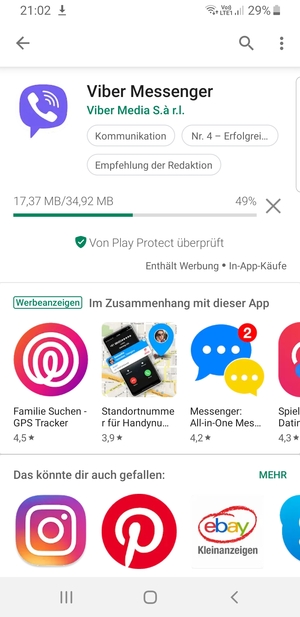 Warten Sie, bis der Installationsprozess  beendet ist