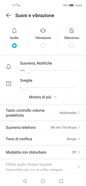 Seleziona la tua opzione preferita