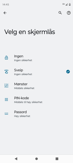 Velg Mønster