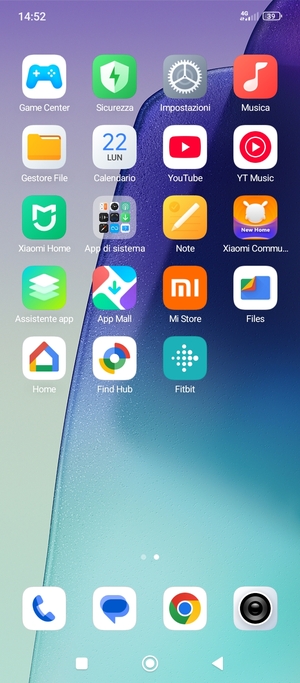 Seleziona Impostazioni