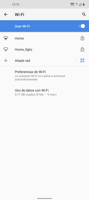Seleccione la red inalámbrica a la que desea conectarse