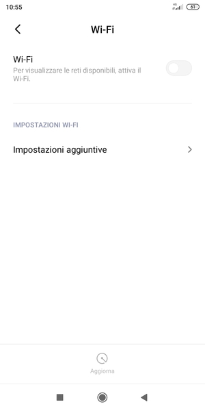 Attiva Wi-Fi