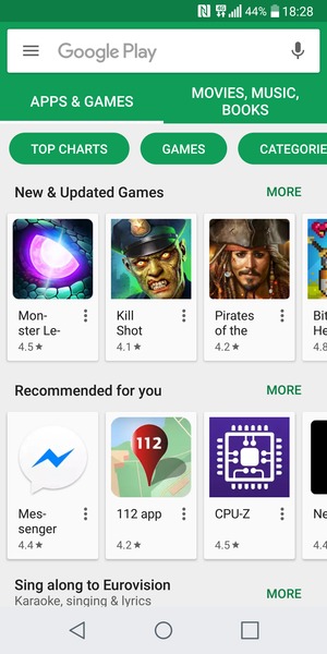 Select the Search bar