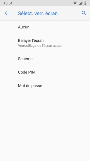 Sélectionnez Schéma