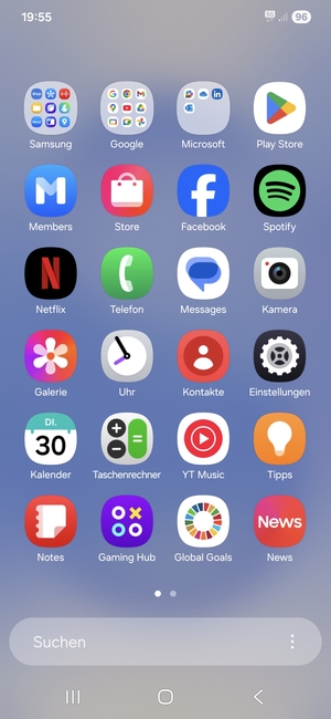 Wählen Sie Einstellungen