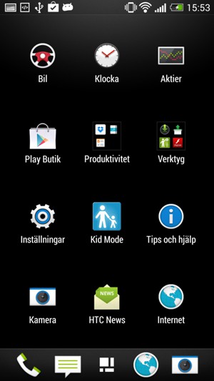 Välj Inställningar