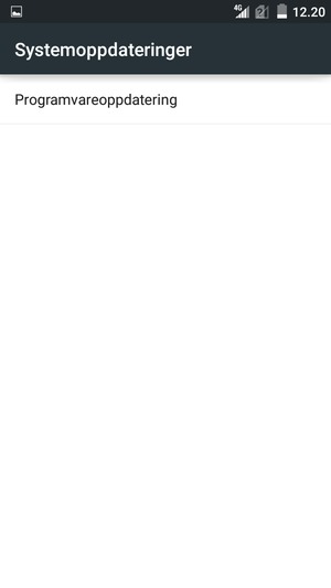 Velg Programvareoppdateringer