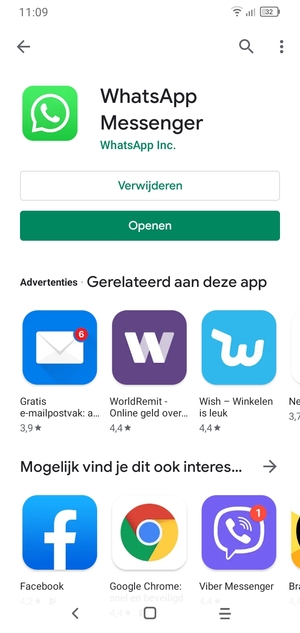 Selecteer Openen