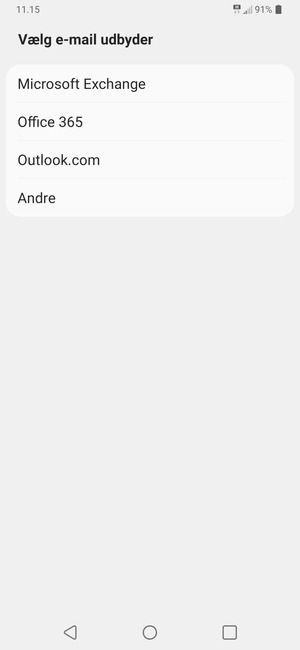 Vælg Andre