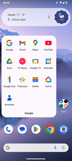 Wählen Sie Gmail