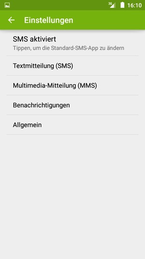 Wählen Sie Textmitteilung (SMS)