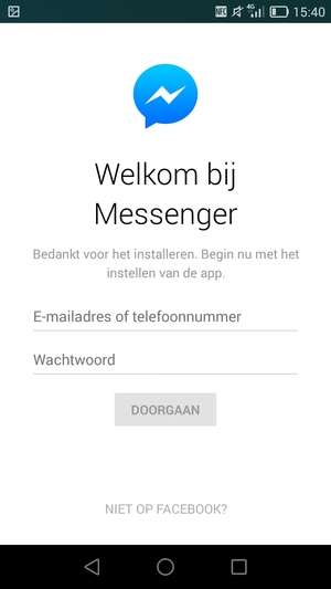 Uw app is klaar voor gebruik