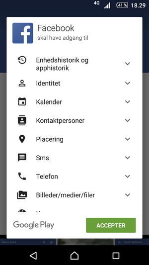 Vælg ACCEPTER