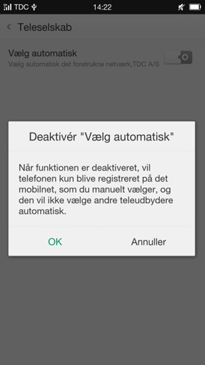 Vælg OK